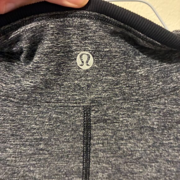 Lululemon Heather Gray Full Tilt Half Zip Pullover Running Jacket - Women's S - Picture 8 of 9